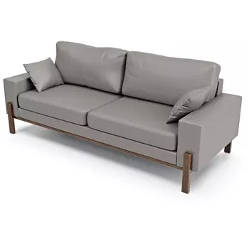 Диван Arsko прямой Хангель экокожа серая