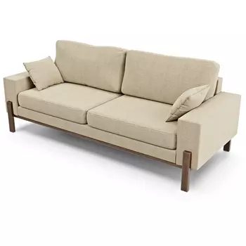 Диван Arsko прямой Хангель рогожка бежевая