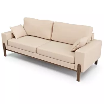 Диван Arsko прямой Хангель велюр молочный