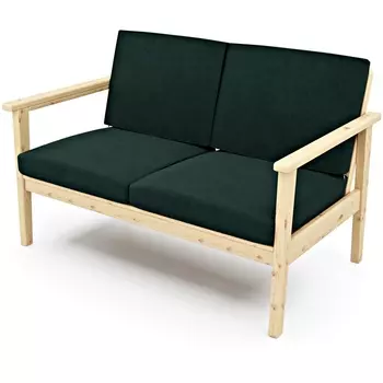 Диван Arsko прямой Лориан М сосна велюр зеленый