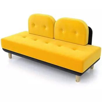 Диван Arsko Торли желтый велюр