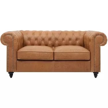 Диван Chester Classic ОГОГО (арт.329630), (Ткань/Коричневый) ОГОГО Обстановочка!