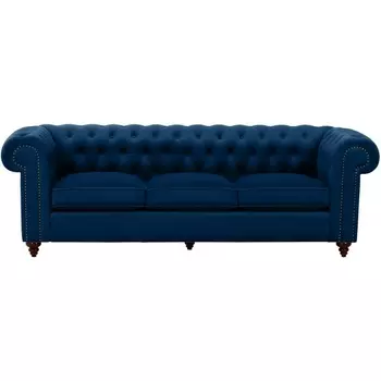 Диван Chester Classic ОГОГО (арт.344517), (Ткань/Синий) ОГОГО Обстановочка!