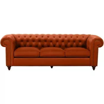 Диван Chester Classic ОГОГО (арт.344520), (Ткань/Оранжевый) ОГОГО Обстановочка!