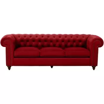 Диван Chester Classic ОГОГО (арт.344522), (Ткань/Бордовый) ОГОГО Обстановочка!