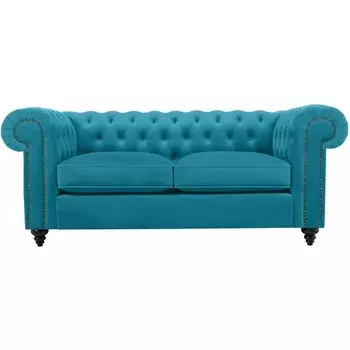 Диван Chester Classic ОГОГО (арт.344535), (Ткань/Голубой) ОГОГО Обстановочка!