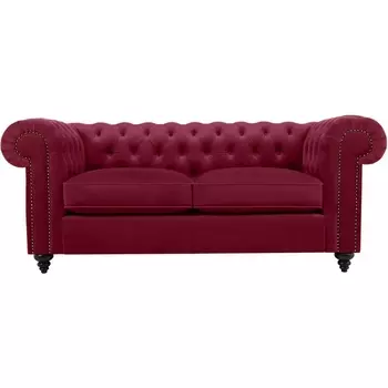 Диван Chester Classic ОГОГО (арт.344539), (Ткань/Бордовый) ОГОГО Обстановочка!