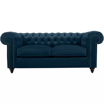 Диван Chester Classic ОГОГО (арт.344543), (Ткань/Белый,Синий) ОГОГО Обстановочка!