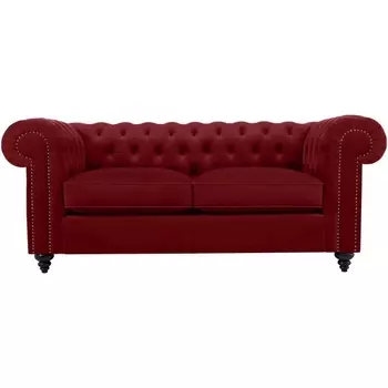 Диван Chester Classic ОГОГО (арт.665424), (Ткань/Бордовый) ОГОГО Обстановочка!