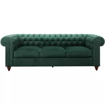 Диван Chester Classic ОГОГО (арт.665429), (Ткань/Зеленый) ОГОГО Обстановочка!