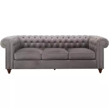 Диван Chester Classic ОГОГО (арт.665431), (Ткань/Серый) ОГОГО Обстановочка!