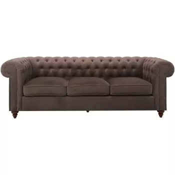 Диван Chester Classic ОГОГО (арт.665432), (Ткань/Коричневый) ОГОГО Обстановочка!