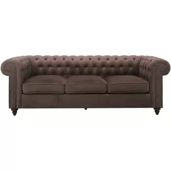 Диван Chester Classic ОГОГО (арт.665433), (Ткань/Коричневый) ОГОГО Обстановочка!