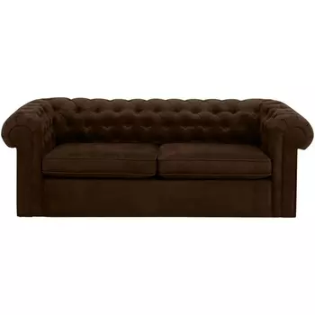 Диван Chesterfield ОГОГО (арт.329510), (Ткань/Коричневый) ОГОГО Обстановочка!