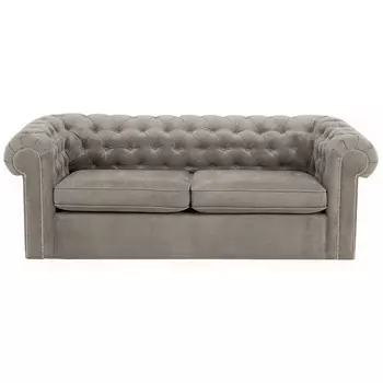 Диван Chesterfield ОГОГО (арт.329718), (Ткань/Серый) ОГОГО Обстановочка!