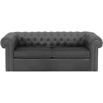 Диван Chesterfield ОГОГО (арт.344289), (Ткань/Серый) ОГОГО Обстановочка!