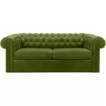 Диван Chesterfield ОГОГО (арт.344550), (Ткань/Зеленый) ОГОГО Обстановочка!