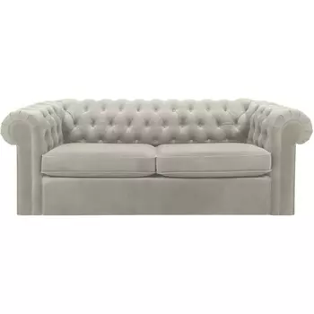 Диван Chesterfield ОГОГО (арт.344561), (Ткань/Белый) ОГОГО Обстановочка!