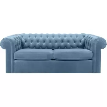 Диван Chesterfield ОГОГО (арт.344563), (Ткань/Голубой) ОГОГО Обстановочка!