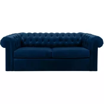 Диван Chesterfield ОГОГО (арт.344564), (Ткань/Синий) ОГОГО Обстановочка!