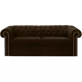 Диван Chesterfield ОГОГО (арт.344632), (Ткань/Коричневый) ОГОГО Обстановочка!