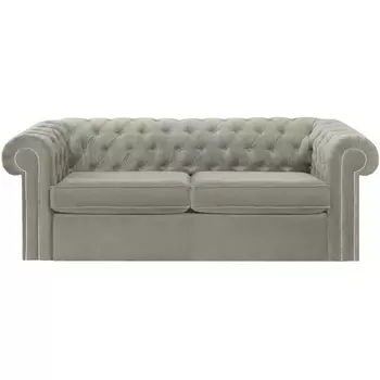 Диван Chesterfield ОГОГО (арт.344633), (Ткань/Белый) ОГОГО Обстановочка!