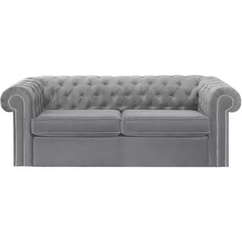 Диван Chesterfield ОГОГО (арт.344635), (Ткань/Серый) ОГОГО Обстановочка!