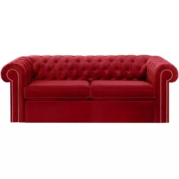 Диван Chesterfield ОГОГО (арт.344637), (Ткань/Бордовый) ОГОГО Обстановочка!