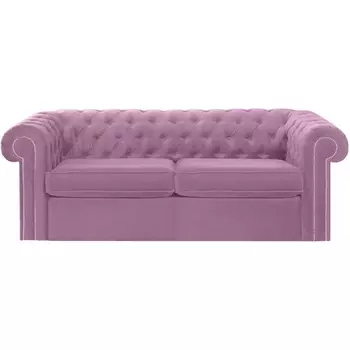 Диван Chesterfield ОГОГО (арт.344640), (Ткань/Сиреневый) ОГОГО Обстановочка!