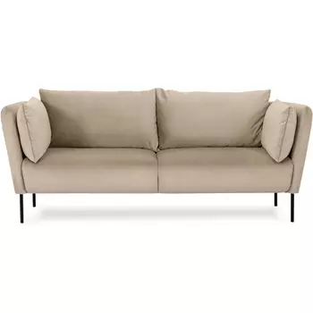 Диван Copenhagen 2-местный ОГОГО (арт.598959), (Велюр/Светло-коричневый) ОГОГО Обстановочка!