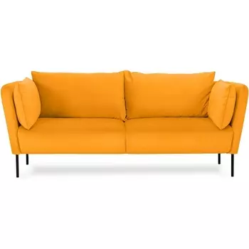 Диван Copenhagen 2-местный ОГОГО (арт.598962), (Велюр/Желтый) ОГОГО Обстановочка!