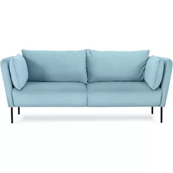 Диван Copenhagen 2-местный ОГОГО (арт.598964), (Велюр/Голубой) ОГОГО Обстановочка!