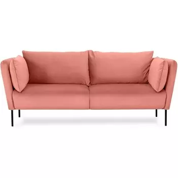 Диван Copenhagen 2-местный ОГОГО (арт.598969), (Велюр/Оранжевый) ОГОГО Обстановочка!