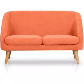 Диван Corsica 2-местный ОГОГО (арт.644688), (Ткань/Оранжевый) ОГОГО Обстановочка!