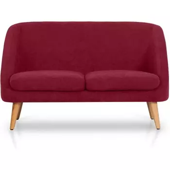Диван Corsica 2-местный ОГОГО (арт.644697), (Ткань/Бордовый) ОГОГО Обстановочка!