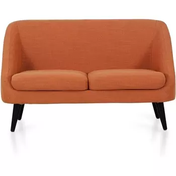 Диван Corsica 2-местный ОГОГО (арт.698086), (Ткань/Оранжевый) ОГОГО Обстановочка!