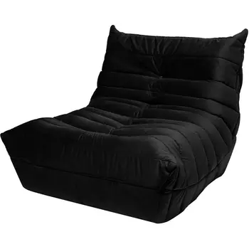 Диван Dreambag Маршмеллоу Черный 1 секция 7312400