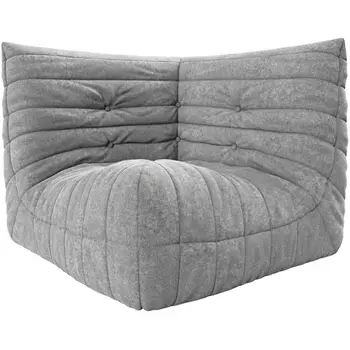 Диван Dreambag Маршмеллоу Серый Угловая секция 7513200