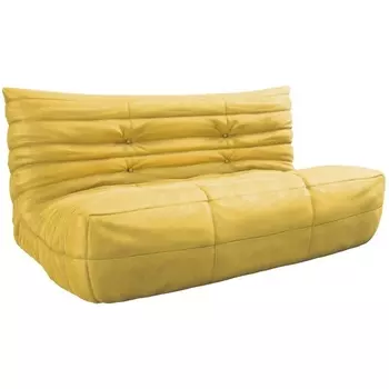 Диван Dreambag Маршмеллоу Желтый 2 секции 7413100
