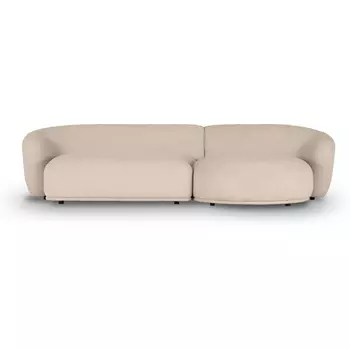 Диван Fabro ОГОГО (арт.850424), (Ткань,Букле/Бежевый) ОГОГО Обстановочка!