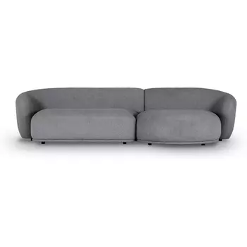 Диван Fabro ОГОГО (арт.850426), (Ткань,Букле/Темно-серый) ОГОГО Обстановочка!