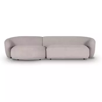 Диван Fabro ОГОГО (арт.851163), (Ткань,Букле/Бежевый) ОГОГО Обстановочка!