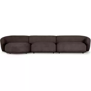 Диван Fabro ОГОГО (арт.851167), (Букле,Ткань/Коричневый) ОГОГО Обстановочка!