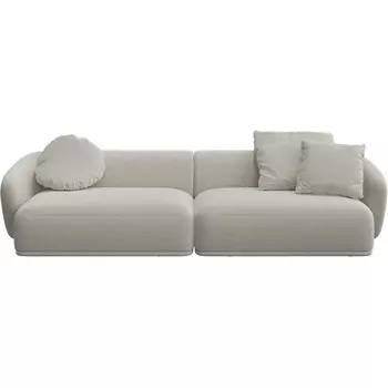 Диван Fabro ОГОГО (арт.851451), (Ткань,Букле/Белый) ОГОГО Обстановочка!