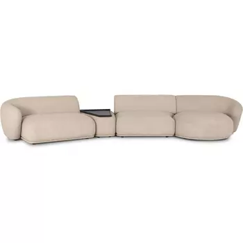 Диван Fabro ОГОГО (арт.853490), (Ткань,Букле/Бежевый) ОГОГО Обстановочка!