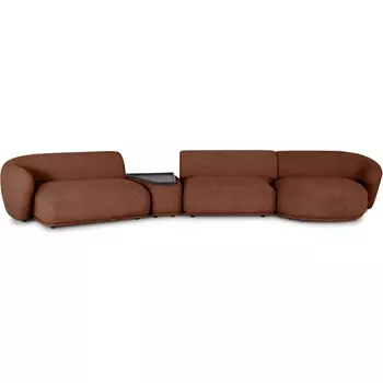 Диван Fabro ОГОГО (арт.853515), (Ткань,Букле/Терракотовый) ОГОГО Обстановочка!