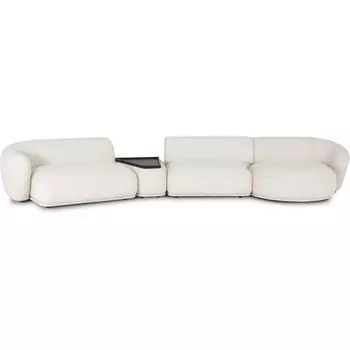 Диван Fabro ОГОГО (арт.853683), (Ткань,Букле/Белый) ОГОГО Обстановочка!