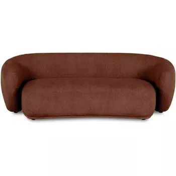 Диван Fabro ОГОГО (арт.861164), (Букле,Ткань/Терракотовый) ОГОГО Обстановочка!