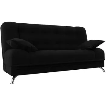 Диван Книжка Анна (микровельвет черный) Лига Диванов 28073