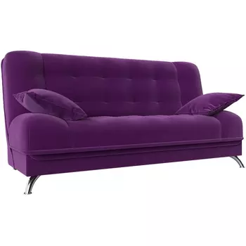 Диван Книжка Анна (микровельвет фиолетовый) Лига Диванов 28071
